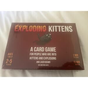 EXPLODING KITTENS Card Game - EKG-ORG1-1 Free Shipping